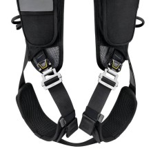 arnes anticaidas petzl newton easyfit en negro/amarillo