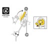 Descensor para evacuaciones petzl id evac