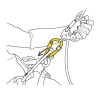 Polea mosqueton petzl rollclip z