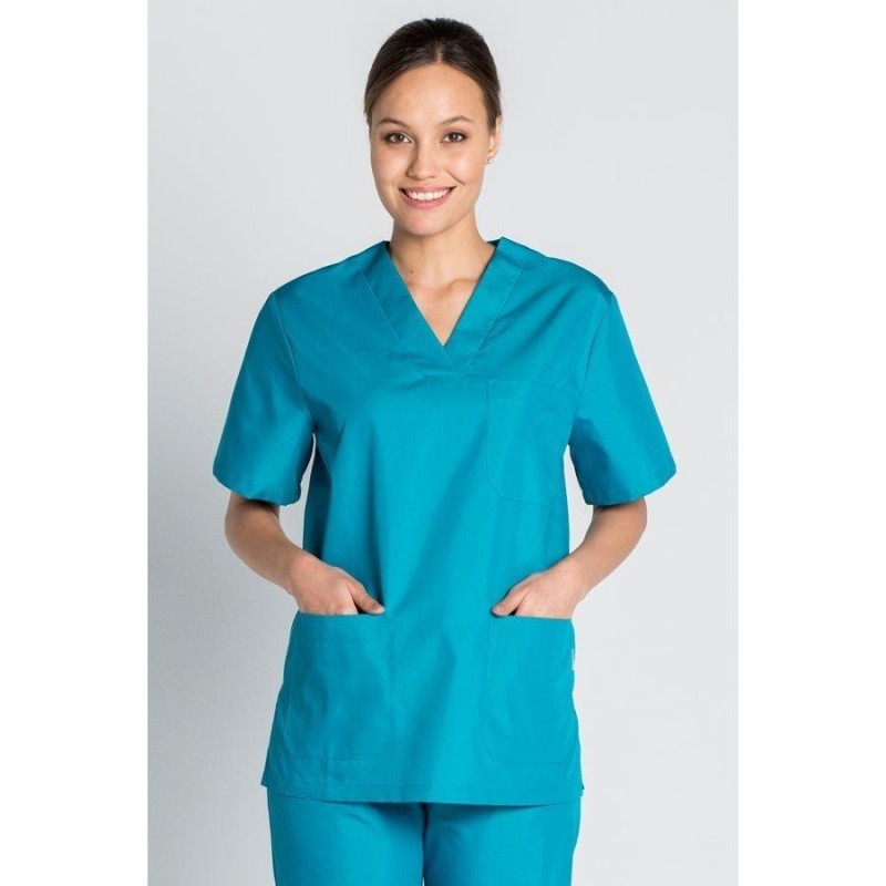 Blusa sanitaria colores unisex dyneke 8204