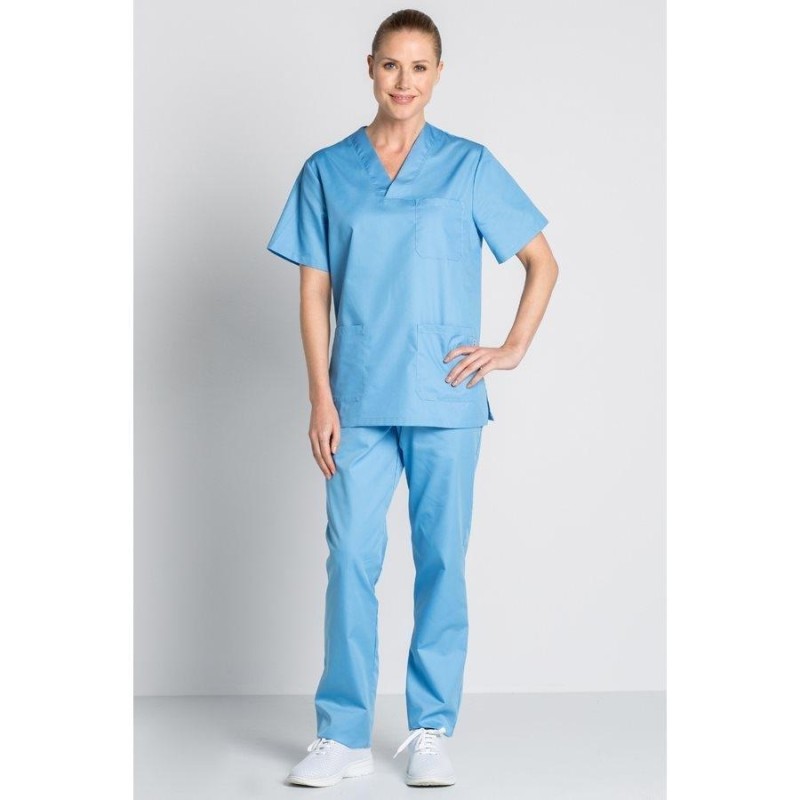 Blusa sanitaria colores unisex dyneke 8204