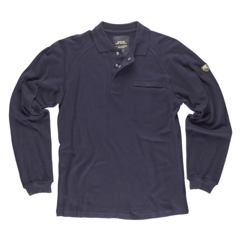 Polo ignifugo-antiestatico workteam s6598