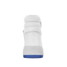bota panter fragua velcro totale s2 en blanco