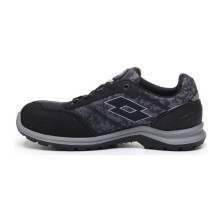 zapatilla lotto hit 400 s1p esd 211870 en negro/gris asfalto