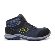 bota lotto hit 200 mid 211777 s3 en azul/negro
