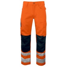 pantalón a.v. projob 6532 en naranja/negro