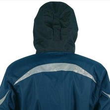 parka cofra icestorm v006 en azul marino/negro
