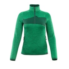 jersey polar para mujer mascot accelerate 18053 en verde hierba/verde