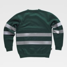 sudadera workteam c9031 en rojo