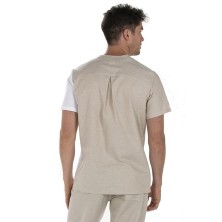 chaqueta asimetrica dyneke 8228 en beige