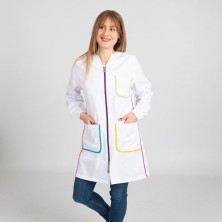 bata mujer garys bies colores 596500 en blanco
