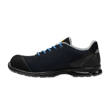 zapatilla diadora flex atom low s3 en negro/marino