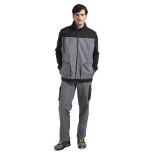 chaleco diadora gilet stretch en gris lluvia