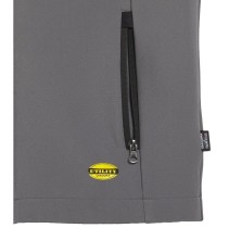 chaleco softshell diadora level en gris acero