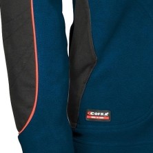 cazadora polar cofra rider woman v425 en azul marino/negro