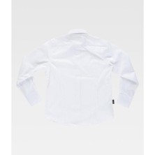 camisa m/l mujer workteam b8090 en morado