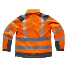 parka a.v. workteam s9211 en naranja/gris oscuro