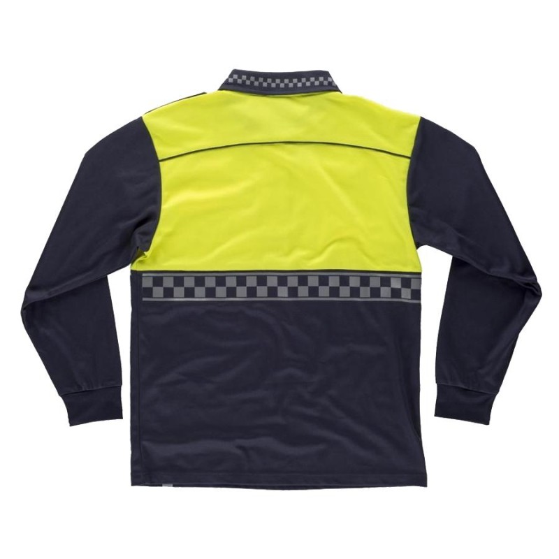 Polo fluor ml reflectante workteam c3856