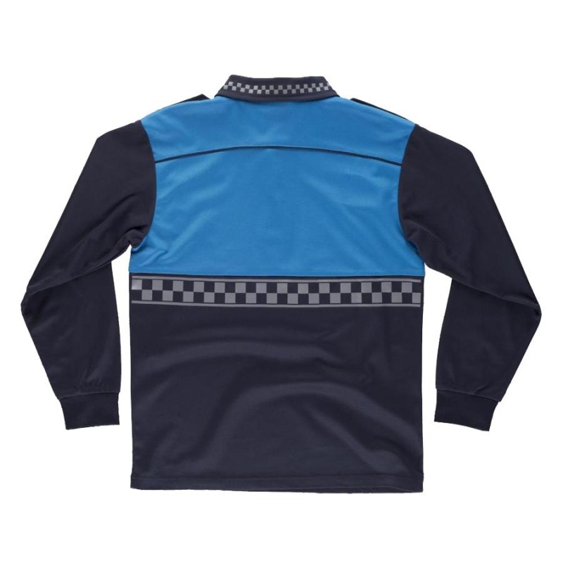 Polo fluor ml reflectante workteam c3856