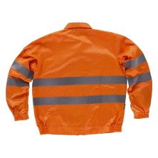 cazadora a.v. workteam c3910 en naranja