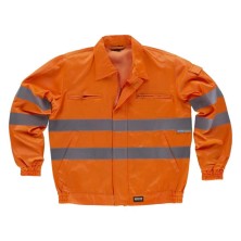 cazadora a.v. workteam c3910 en naranja