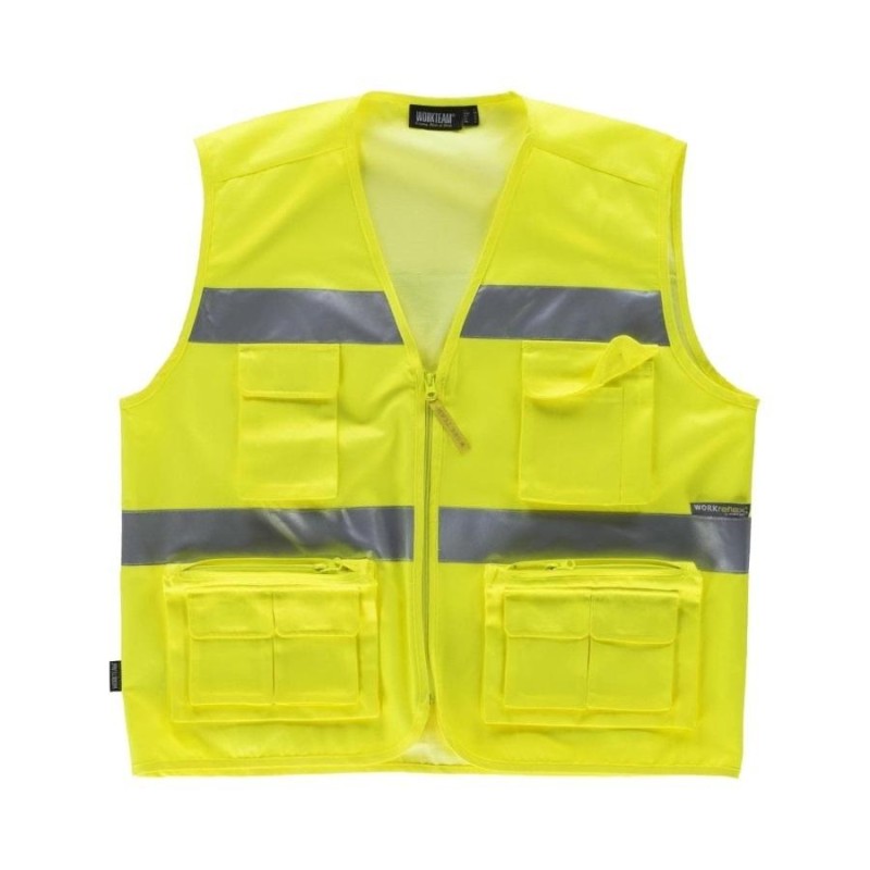 Chaleco fluor workteam c3647