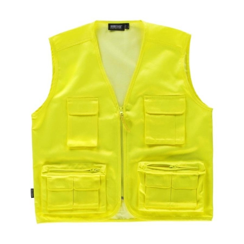 Chaleco fluor workteam c3640