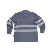 camisa workteam b8007 en gris