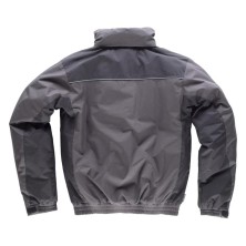 cazadora workteam wf1058 en gris oscuro/negro