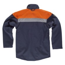 chaqueta workteam s9505 en marino/naranja