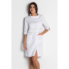bata mujer dyneke 8681700 en blanco