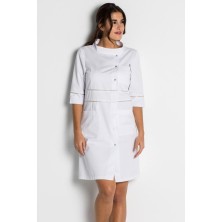 bata mujer dyneke 8681700 en blanco