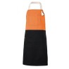 Delantal con peto bicolor velilla 404210b