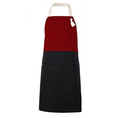 Delantal Con Peto Bicolor Velilla 404210b