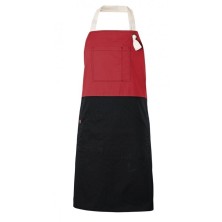 DELANTAL CON PETO BICOLOR VELILLA 404210B