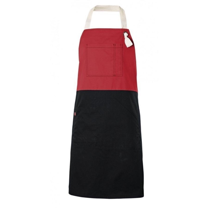 Delantal con peto bicolor velilla 404210b