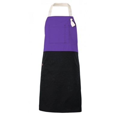 Delantal Con Peto Bicolor Velilla 404210b