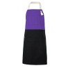 Delantal con peto bicolor velilla 404210b