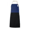 Delantal con peto bicolor velilla 404210b