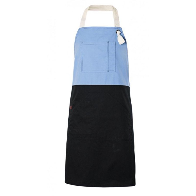 Delantal con peto bicolor velilla 404210b