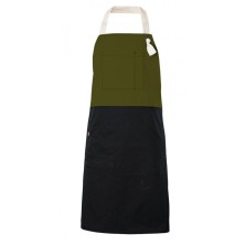 DELANTAL CON PETO BICOLOR VELILLA 404210B