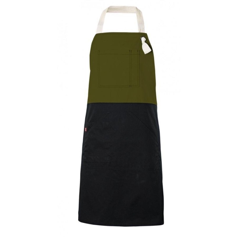 Delantal con peto bicolor velilla 404210b