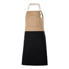 DELANTAL CON PETO BICOLOR VELILLA 404210B