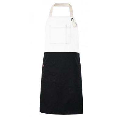 Delantal Con Peto Bicolor Velilla 404210b