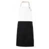 Delantal con peto bicolor velilla 404210b