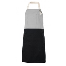 DELANTAL CON PETO BICOLOR VELILLA 404210B