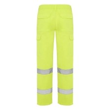 pantalón a.v. roly alfa 9309 en amarillo fluor