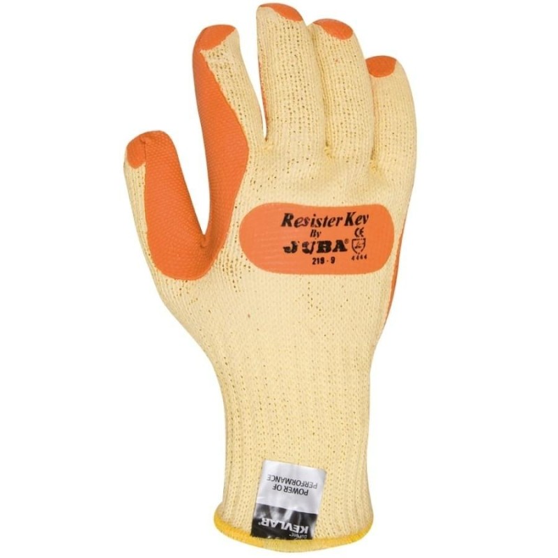 Guante de látex y soporte kevlar juba 219