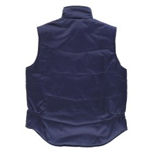 chaleco workteam wf1680 en marino/verde fluor