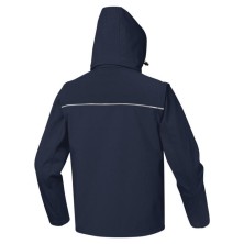 chaqueta delta plus orsa en azul marino/naranja